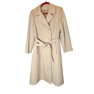 Vintage Forecaster International Rubenstein's Trench Coat Double Breasted Belted